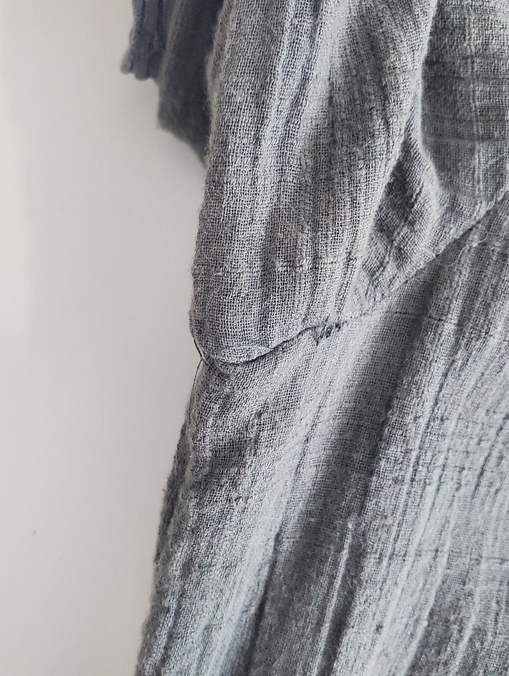 Sundance Grey Button-Front Tunic Dress Size Medium - Picture 15 of 15